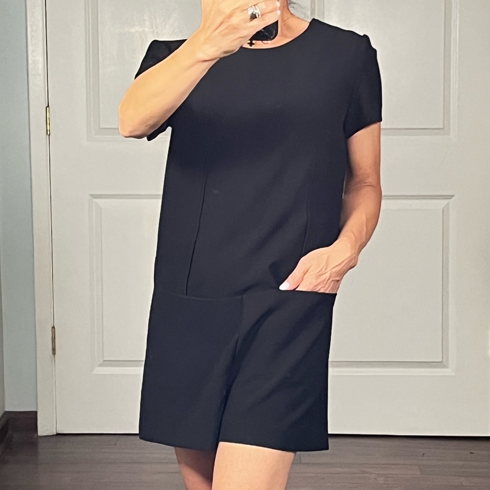 Zara Trafaluc black short playsuit jumpsuit size XS - Picture 5 of 11